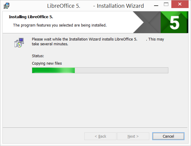 Installerer LibreOffice